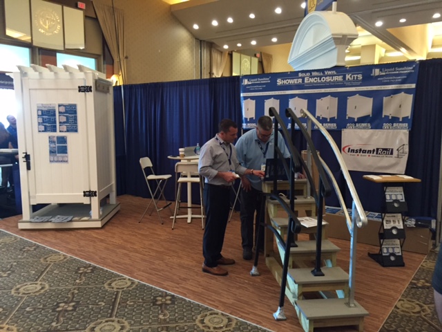 Liquid Sunshine Booth at the JLC Live Residential Construction trade show in Rhode Island 2016